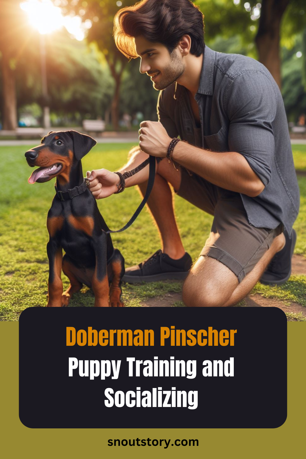 Doberman Pinscher Puppy Training and Socializing (A Complete Guide)