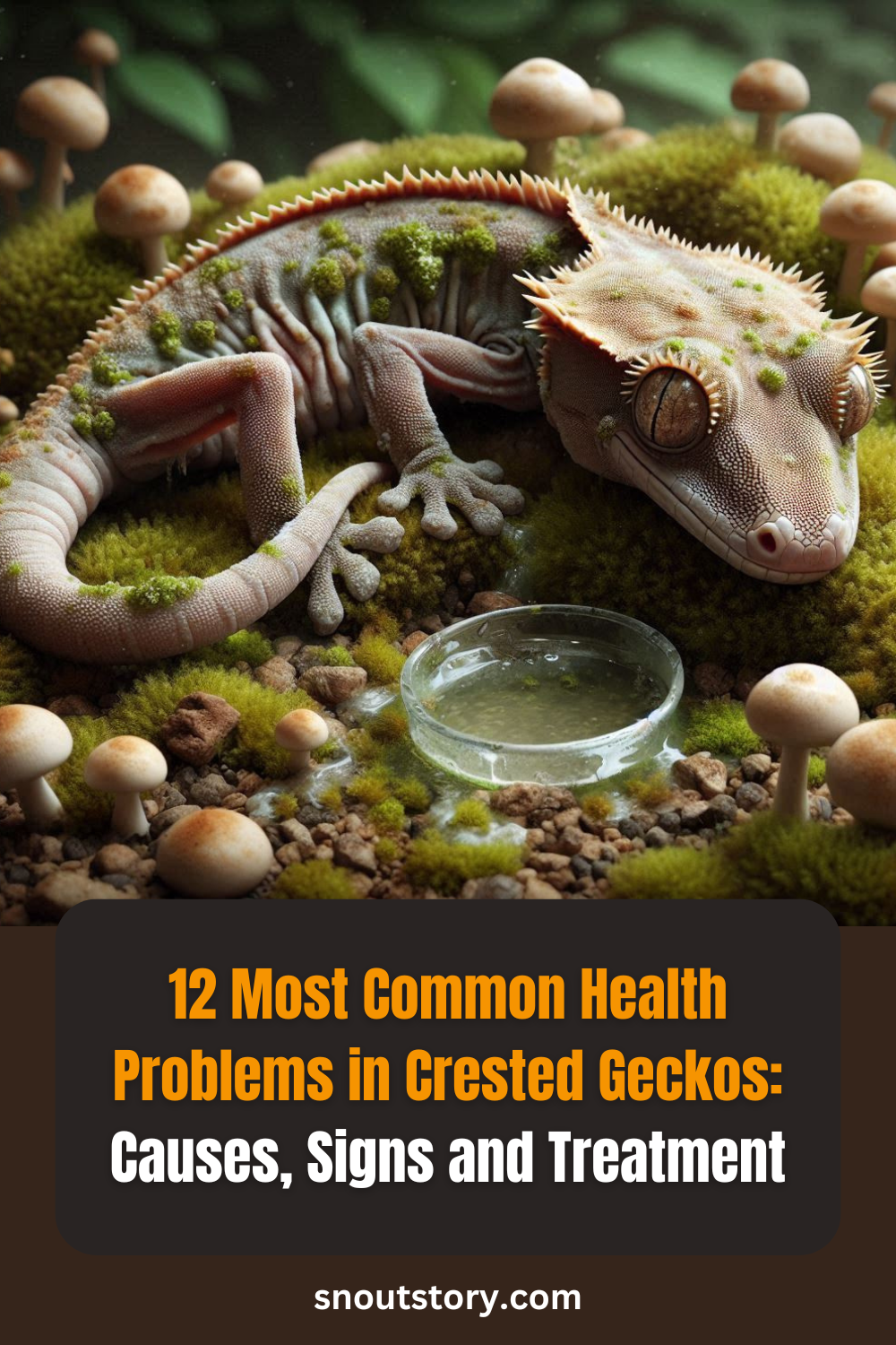 12  Most Common Health Problems in Crested Geckos: Causes, Signs and Treatment