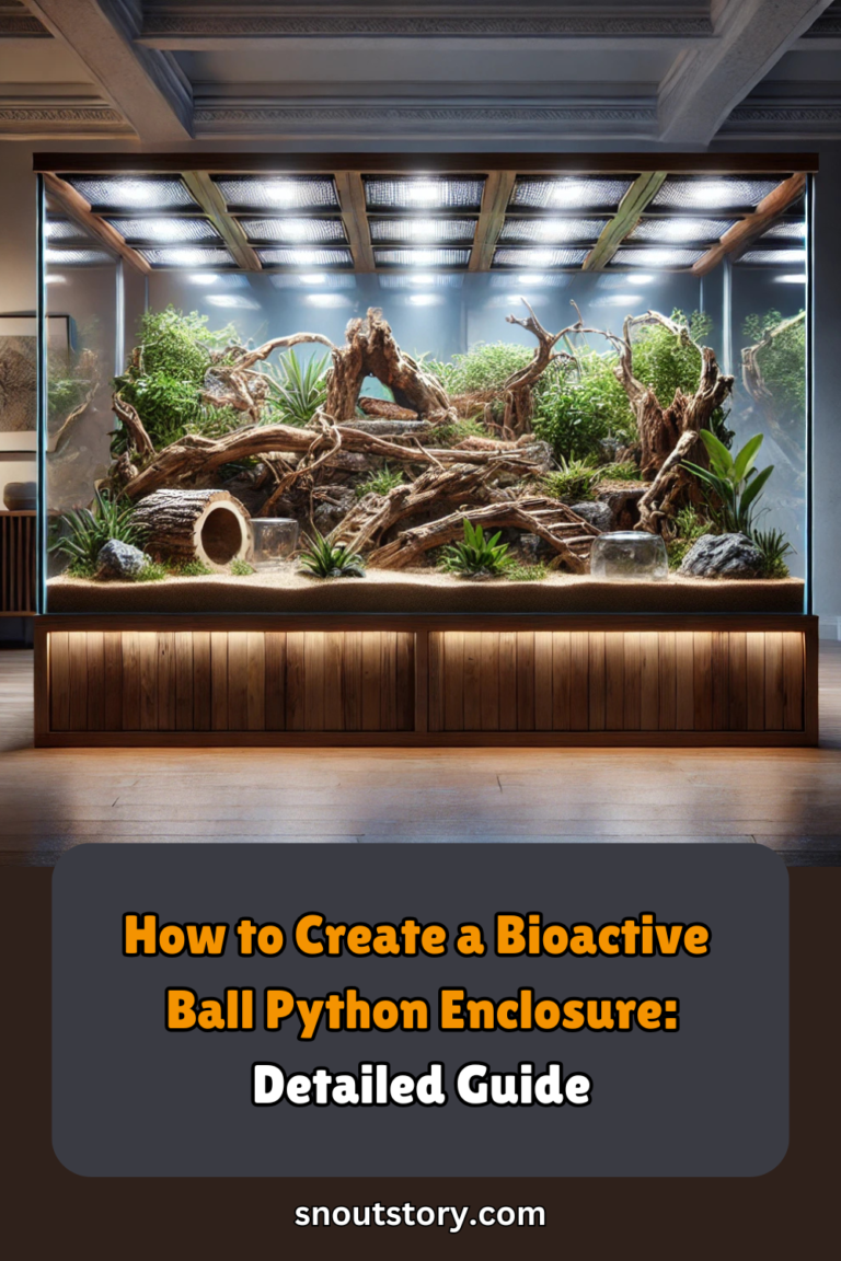 How to Create a Bioactive Ball Python Enclosure: Detailed Guide