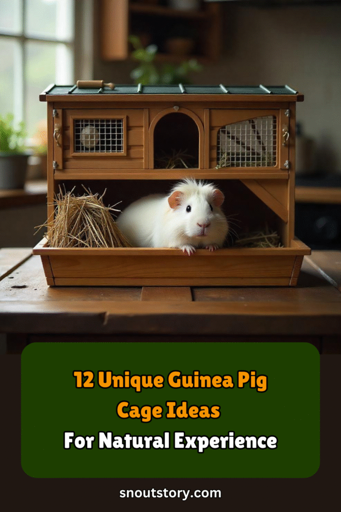 12 Unique Guinea Pig Cage Ideas For Natural Experience